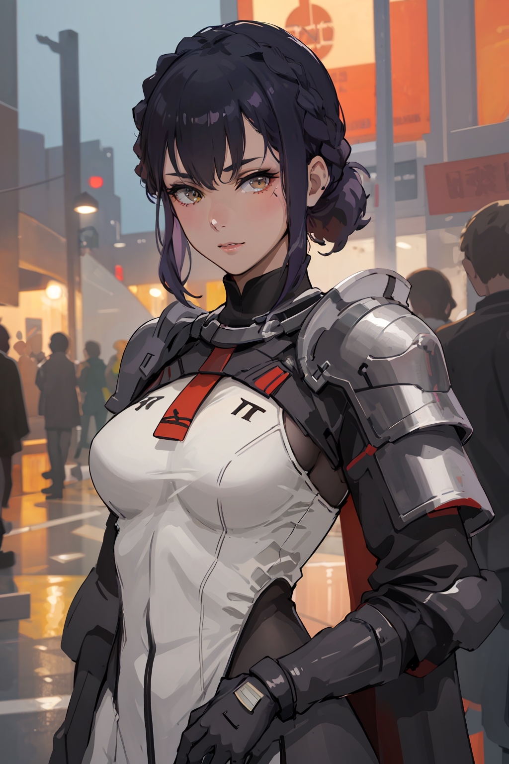 04793-1050748095-1girl, , armor, ,city style,night city,colorful theme, (best quality, high quality, high resolution), realistic, ultra-detailed,.jpg